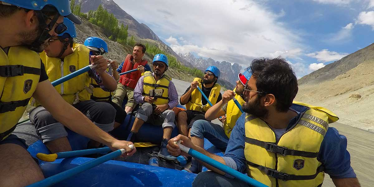 Rafting in Northern Pakistan